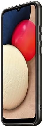 Yumuşak Şeffaf Kılıf A026F Galaxy A02s için - Siyah