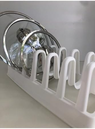 6 Bölmeli Tencere Kapak Rafı - Tencere Kapak Organizeri