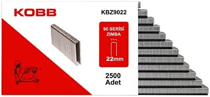 KBZ9022 22mm 2500 Adet 90 Serisi Ağır Hizmet Tipi Zımba Teli, Gri