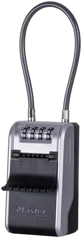 Yüksek Kapasiteli Anahtar Kilit Kutusu, Kombinasyon Kadran, Çıkarılabilir Kablo