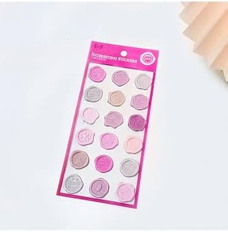 GUGUK Pembe Temalı 3D Pul Seti • Bullet Journal