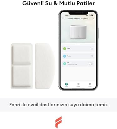 fonri Evcil Hayvan Akıllı Su Kabı Filtresi 4'lü Set