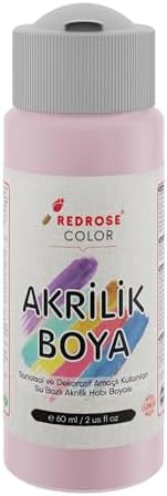 Açık Pembe Akrilik Boya 60 ml