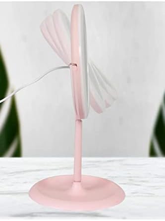 Beyaz Dokunmatik Led Işıklı Usb Li Yuvarlak Masa Üstü Makyaj Aynası Makyaj Aynası Ledli