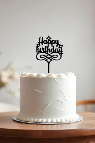 Happy Birthday Doğum Günü Pastası Süsleme, Pasta Süsü, Yeniden Kullanılabilir, OCT1