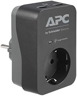 APC SurgeArrest 1 Çıkış 2 USB Portu Siyah 230 V - PME1WU2B-GR
