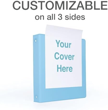 3 Halkalı Klasör, 3,5 cm, Yuvarlak Halkalar, 350 Yaprak Tutar, ClearVue Sunum Görünümü, Yapışmaz, Çeşitli Pastel Renkler, 4 Paket (79552)