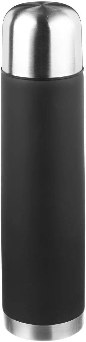 Double Çelik Termos Siyah 1Lt