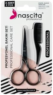 Nascita Profesyonel Kaş Bakım Seti Makas, Mini Tarak