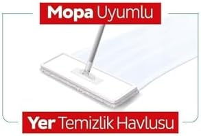 Çamaşır Suyu Katkılı Mopa Uyumlu Yer Temizlik Havlusu&Mendili 6x50 (300 Yaprak)