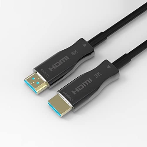 Ultra Sertifikalı AOC Fiber Hdmi 2.1 Kablo - 48Gbps, 8K 60Hz, 4K 120Hz, 4K 60Hz, eARC, HDR, D-HDR, HDCP2.3, Dolby Vision, Dolby Atmos (10 Metre)