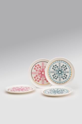 Porselen 4 Parça 15 Cm Pasta Tabağı Chirpy