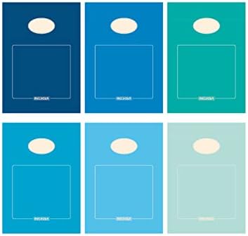 A5 Karton Kapaklı Bloknot, Akdeniz Serisi, 80 Yaprak, Düz, Turkuaz