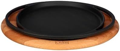 Döküm Pizza//Pankek Tavası, Ahşap Altlıklı - LV AS 120 - LV AS 133