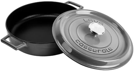 Metal Premium Serisi - Döküm Çok Amaçlı Tencere, Yuvarlak, 28 cm, Majolik Gri