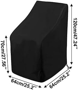 Su Geçirmez Bahçe Koltuk Örtüsü, 4-6 li Tekli Dış Mekan Kılıfı, İstiflenebilir Mobilya Koruma Branda
