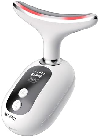 NPO NPB02 Yüz Boyun Gıdık Sarkma Kırışıklık Giderici Sıkılaştırıcı EMS LED Masajlı Güzellik Cihazı