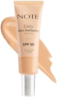 Note Daily Skin Perfector Skin Tint 140 SPF 50 Ton Eşitleyici Doğal Bitişli Renkli Nemlendirici