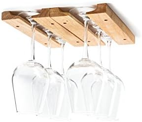 Fox Run 5025 Wine cam çatı, Under dolap askısı Holder Storage Organizer