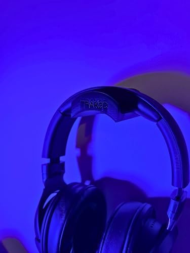 TRAK3D Yapışkanlı Kulaklık Standı - Kulaklık Tutucu Siyah