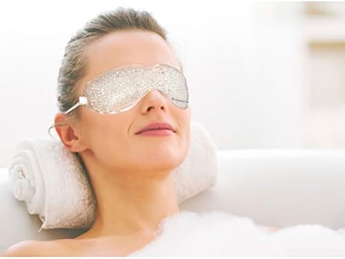 StopEver Diamond Touch Göz Maskesi | Soğuk & Sıcak Kullanıma Uygun | Migren, Sinüzit, Arpacık ve Göz Yorgunluğu için Rahatlatıcı Etki