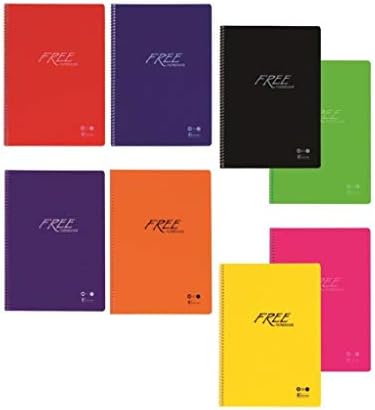 A4 80 Yp. Çizgili PP Kapak Spiralli Defter