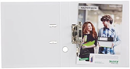 10061001 Klasör180° Wow Dar Metalik Beyaz