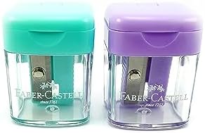 Castell Minibox kalemtıraş 2 parça, blister kartlı, çeşitli renkler, Fcc584601