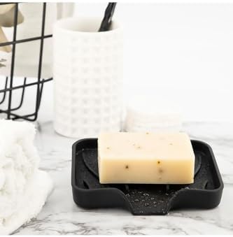 Silikon Mutfak, Banyo Su Giderli Vantuzlu Esnek Sabunluk BEYAZ Renk