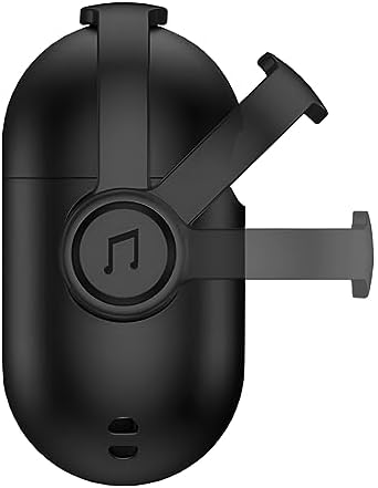 Pro/Pro 2 DjPods Sert Malzemeli Kilitli Kapak Askı Aparatlı Pro/Pro 2 Uyumlu Kılıf (Siyah - Siyah)