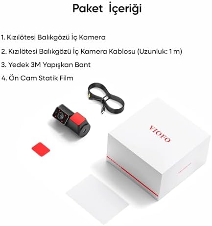 RNF210 A229 Pro/Plus/Ultra Uyumlu 1080P Kızılötesi Balıkgözü İç Kamera