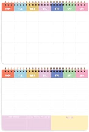 Haftalık ve Günlük 3’lü Masaüstü Süresiz Planlayıcı Set - Kurdele