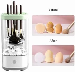 Yeni Nesil 5V Type-C Kablolu Makyaj Fırçası Temizleme Makinesi Allık Pudra Fondöten Temizleme Cihazı