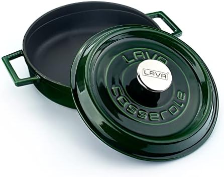 Metal Premium Serisi - Döküm Çok Amaçlı Tencere, Yuvarlak, 24 cm, Majolik Yeşil