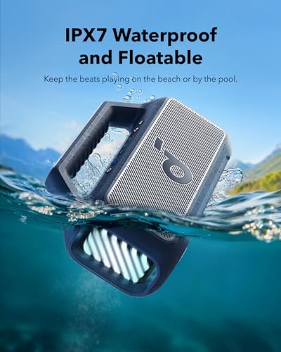 by Boom 2 Bluetooth Hoparlör, 24 Saat Çalışma Süresi, 80W, RGB, 2.1, IPX7, BassUp 2.0, Özelleştirilebilir EQ, Mavi