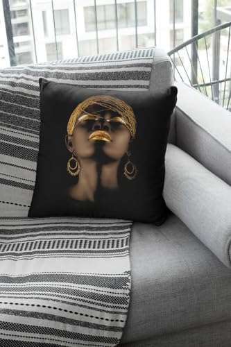 43X43Cm Arap Kızı Premium Kumaş Tay Tüyü Döşemelik Dekoratif Çift Taraf Kırlent Yastık Kılıfı Krl272