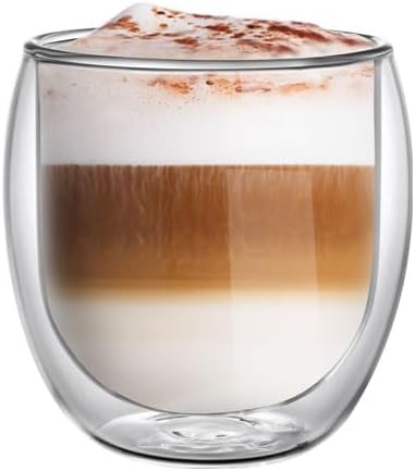 Vetro Borosilikat Çift Camlı Bardağı 400ML (2ad)