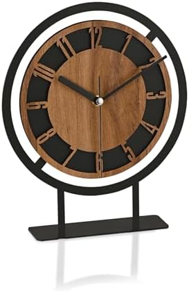 22X27 cm Metal Sarkaçli Dekoratif Masa Üstü Saati