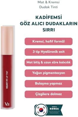 Viı  Fit Lip Tint, Melted Cherry, 4,7g - Mat ve Kremsi Dudak Tinti