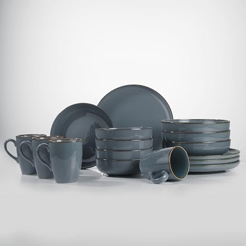 Porselen 4 Kişilik 16 Parça Yemek Takımı 730P01 Mavi