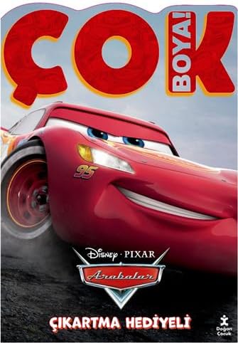 Dıİsney Arabalar Çok Boya! - Çıkartmalı Dev Boyama Kitabı