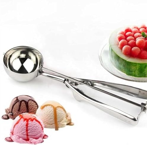 Makkam Dondurma ve Kurabiye Şekillendirme Kaşığı (1, Metal, Large)