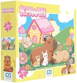 ve Sevimli Dostları Desenli Lisanslı 60 Parça 34x24cm Çocuk Puzzle Yapboz Serisi