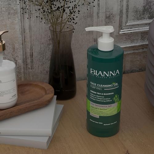 Yeşil Çay ve Bambu Özlü Yüz Temizleme Jeli 400 ml C Vitaminli