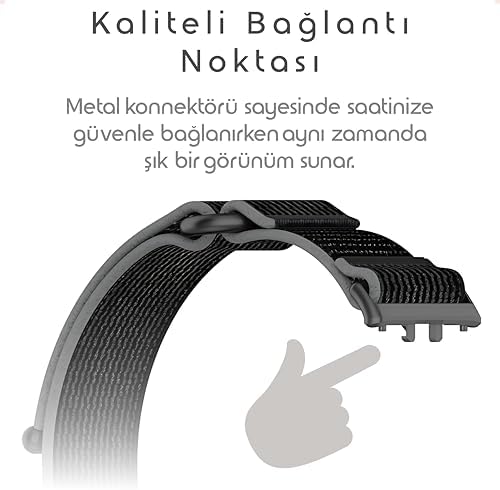 Galaxy Fit 3 ile Uyumlu Spor Loop Trail Kordon Terleme Yapmayan Nefes Alabilir Hafif Yapılı Cırt Cırt Tasarımlı Deformasyona Dayanıklı Rahat Kumaşlı Kayış