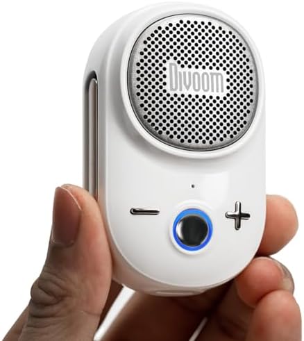 Itour-S Taşınabilir Mini Giyilebilir Bluetooth Hoparlör, Büyük Ses ve Punchy Bas, Klipsli Tasarım, IP67 Su Geçirmez ve Toz Geçirmez, 10 Saat Çalma Süresi, Ev Seyahat Ofis ve Dış Mekan için