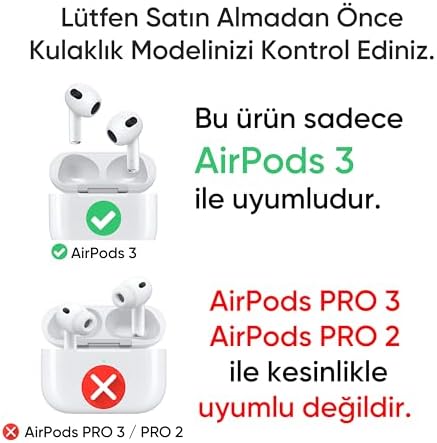 3. Nesil (2021) ile Uyumlu Silikon Kılıf Fiber Karbon Görünüm Premium Kılıfı (Siyah)