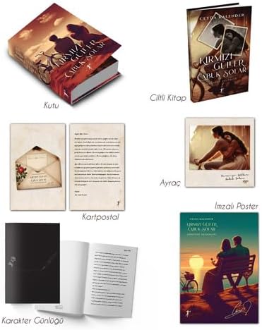 Kırmızı Güller Çabuk Solar - Günyüzü Vesikalığı Özel Kutulu Set (Ciltli)