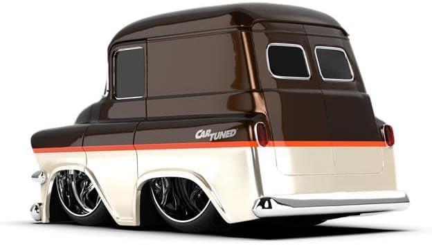 MGA Entertaintment CarTuned S2 1957 GMC Panel Van - Kahverengi Custom Araba