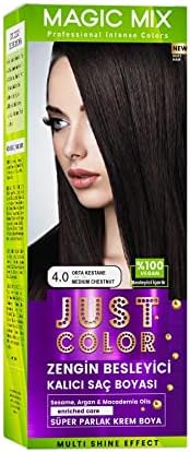 PROCSIN Magic Mix COLOR KIT Parlak ve Canlı 4.0 ORTA KESTANE Kalıcı Saç Boyası